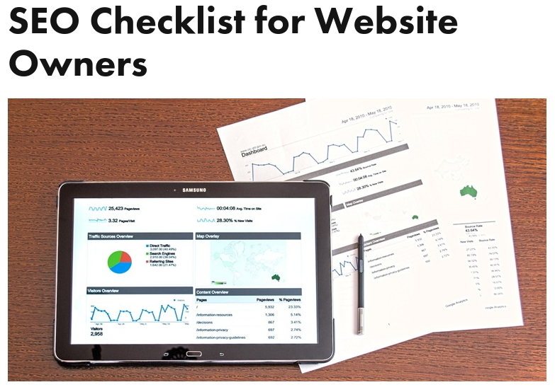 SEO Checklist Image