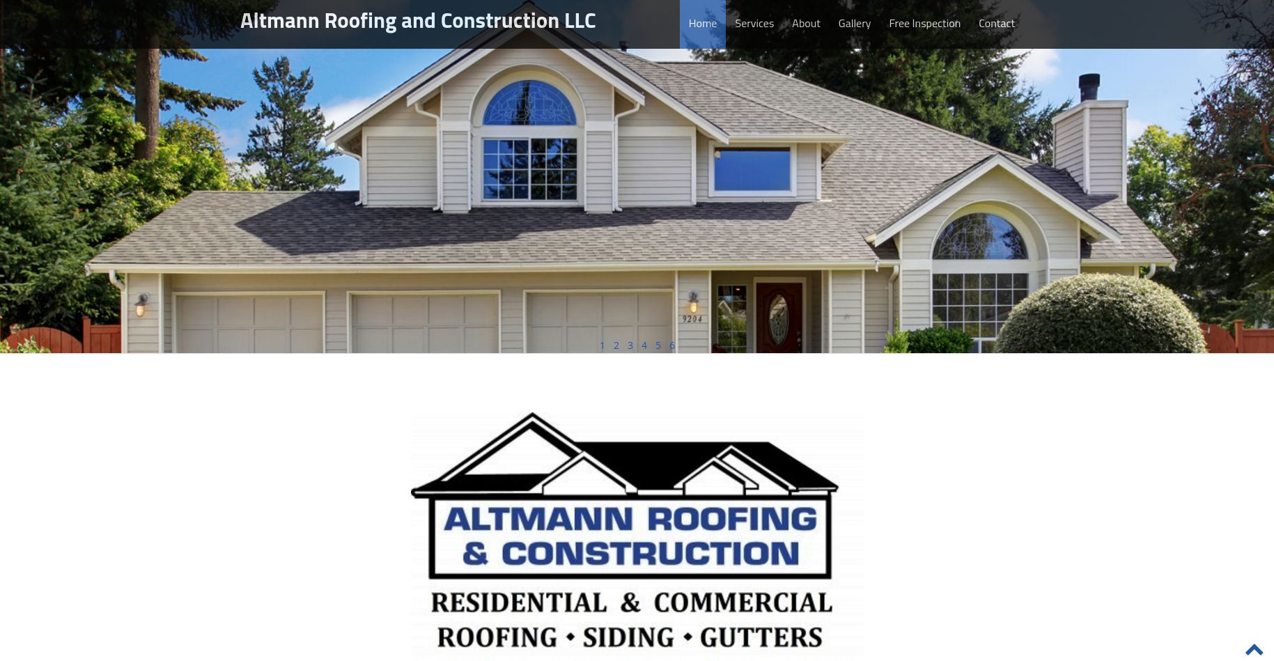 Websites by Daniel Portfolio (Altmann Roofing and Construction)