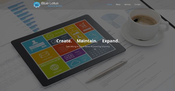 Websites by Daniel Portfolio (Blue Lotus Business Services)